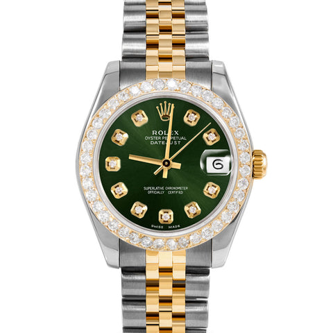 Rolex Datejust 31mm | 178273-GRN-DIA-AM-2CT-JBL