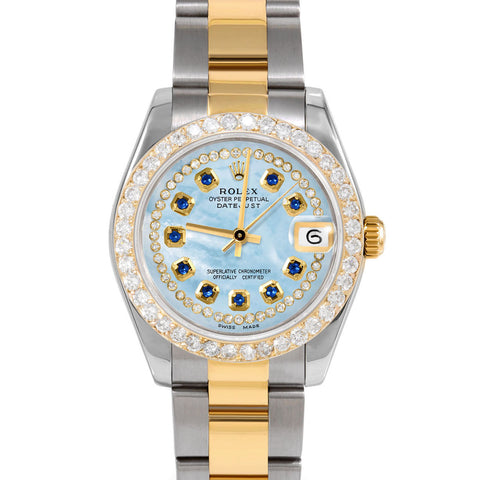 Rolex Datejust 31mm | 178273-LBMOP-STRS-2CT-OYS