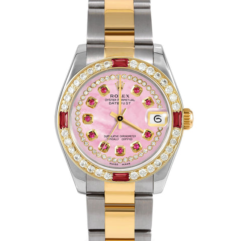 Rolex Datejust 31mm | 178273-PMOP-STRR-4RBY-OYS
