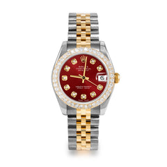 Rolex Datejust 31mm | 178273-RED-DIA-AM-2CT-JBL