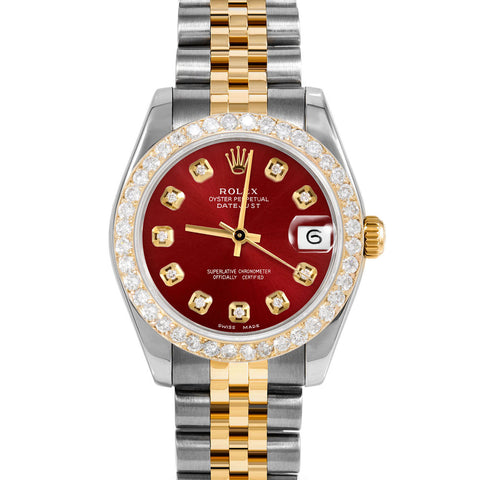 Rolex Datejust 31mm | 178273-RED-DIA-AM-2CT-JBL