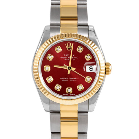 Rolex Datejust 31mm | 178273-RED-DIA-AM-FLT-OYS