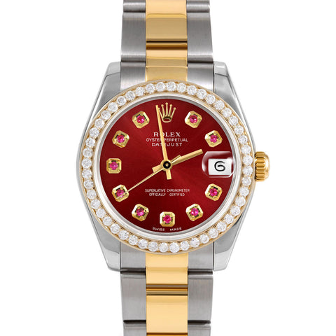 Rolex Datejust 31mm | 178273-RED-RBY-AM-BDS-OYS