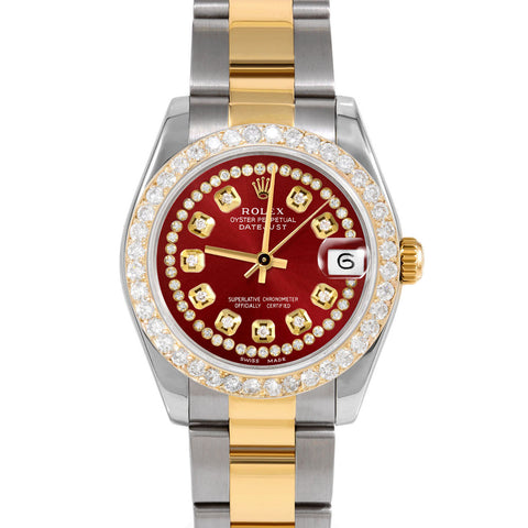 Rolex Datejust 31mm | 178273-RED-STRD-2CT-OYS