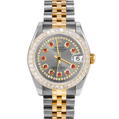 Rolex Datejust 31mm | 178273-SLT-STRR-2CT-JBL