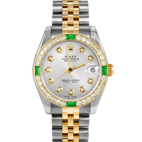 Rolex Datejust 31mm | 178273-SLV-DIA-AM-4EMD-JBL