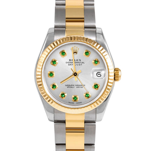 Rolex Datejust 31mm | 178273-SLV-EMD-AM-FLT-OYS