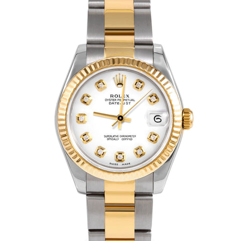 Rolex Datejust 31mm | 178273-WHT-DIA-AM-FLT-OYS