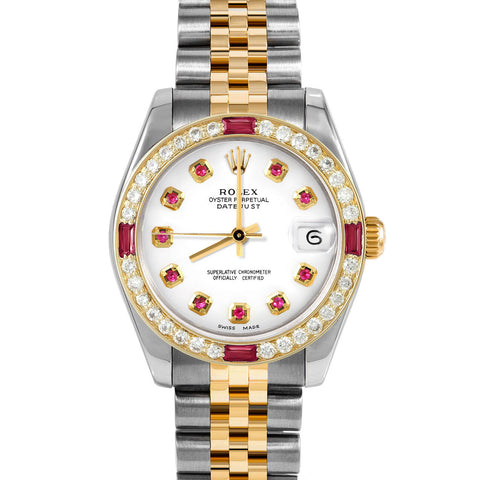 Rolex Datejust 31mm | 178273-WHT-RBY-AM-4RBY-JBL