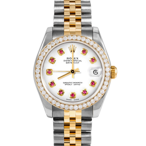 Rolex Datejust 31mm | 178273-WHT-RBY-AM-BDS-JBL