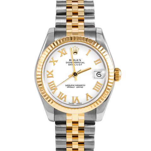 Rolex Datejust 31mm | 178273-WHT-ROM-FLT-JBL