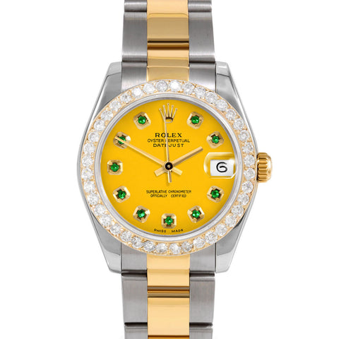 Rolex Datejust 31mm | 178273-YLW-EMD-AM-2CT-OYS