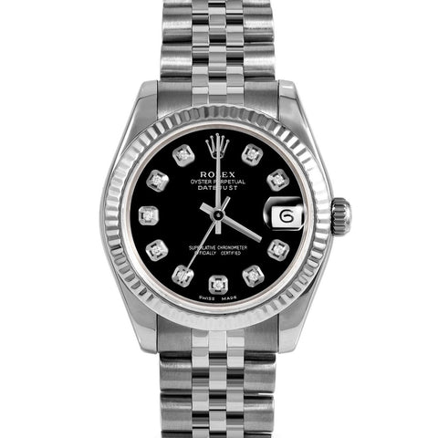 Rolex Datejust 31mm | 178274-BLK-DIA-AM-FLT-JBL