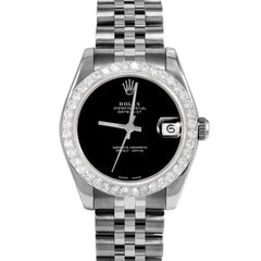 Rolex Datejust 31mm | 178274-BLK-NOHM-2CT-JBL