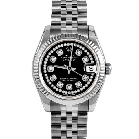 Rolex Datejust 31mm | 178274-BLK-STRD-FLT-JBL