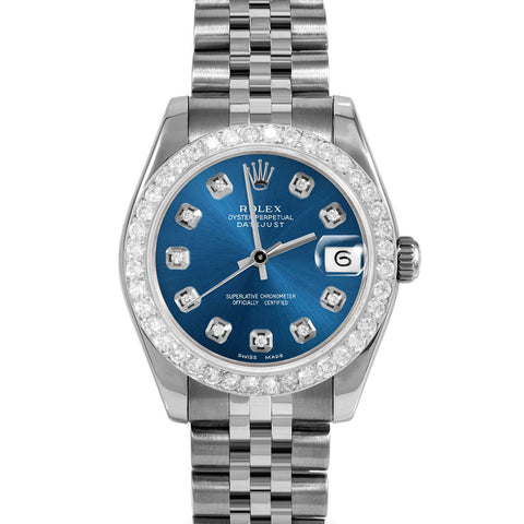 Rolex Datejust 31mm | 178274-BLU-DIA-AM-2CT-JBL