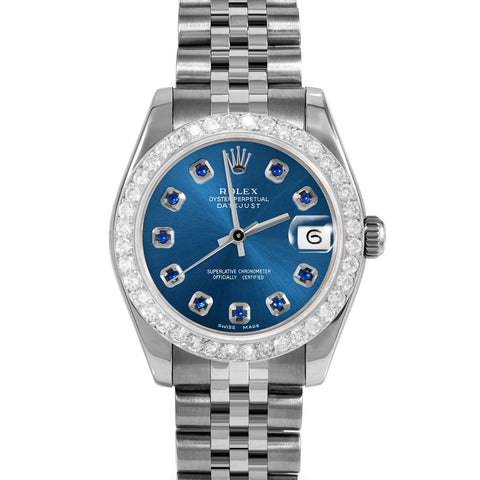 Rolex Datejust 31mm | 178274-BLU-SPH-AM-2CT-JBL