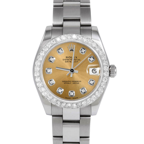 Rolex Datejust 31mm | 178274-CHM-DIA-AM-2CT-OYS