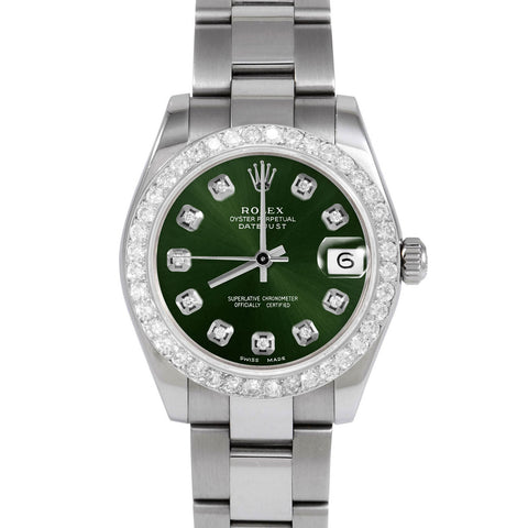 Rolex Datejust 31mm | 178274-GRN-DIA-AM-2CT-OYS