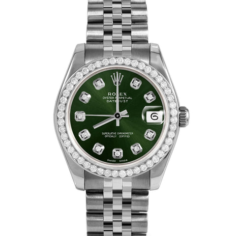 Rolex Datejust 31mm | 178274-GRN-DIA-AM-BDS-JBL