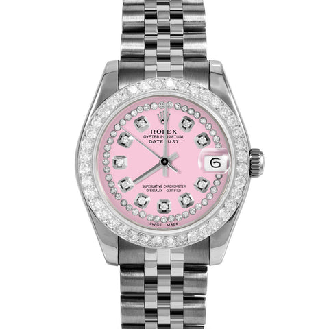 Rolex Datejust 31mm | 178274-PNK-STRD-2CT-JBL