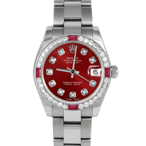 Rolex Datejust 31mm | 178274-RED-DIA-AM-4RBY-OYS