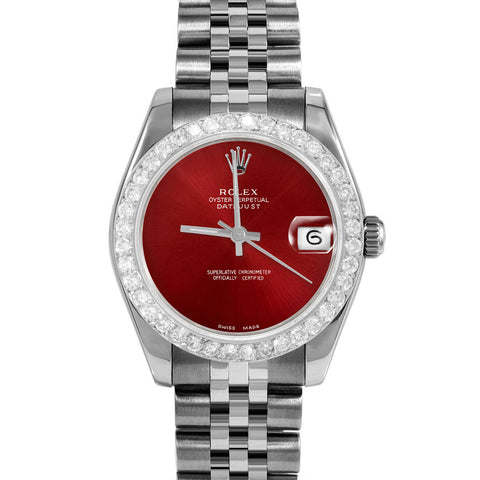 Rolex Datejust 31mm | 178274-RED-NOHM-2CT-JBL