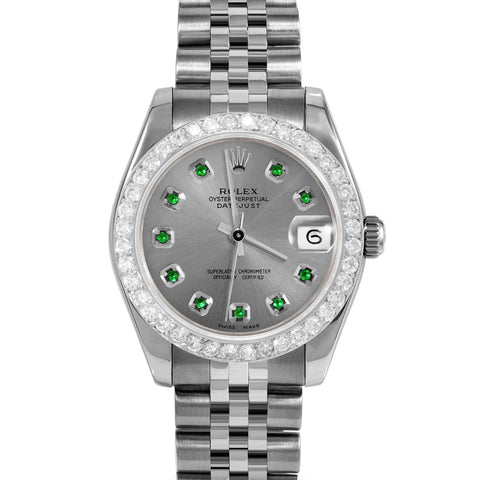 Rolex Datejust 31mm | 178274-SLT-EMD-AM-2CT-JBL