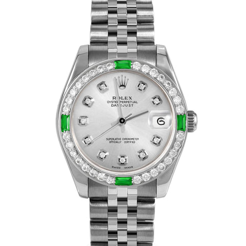 Rolex Datejust 31mm | 178274-SLV-DIA-AM-4EMD-JBL