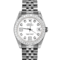 Rolex Datejust 31mm | 178274-WHT-8DA69-2CT-JBL