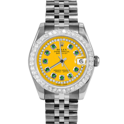 Rolex Datejust 31mm | 178274-YLW-STRE-2CT-JBL