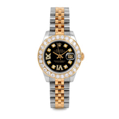Rolex Datejust 26mm | 179173-BLK-8DR69-2CT-JBL