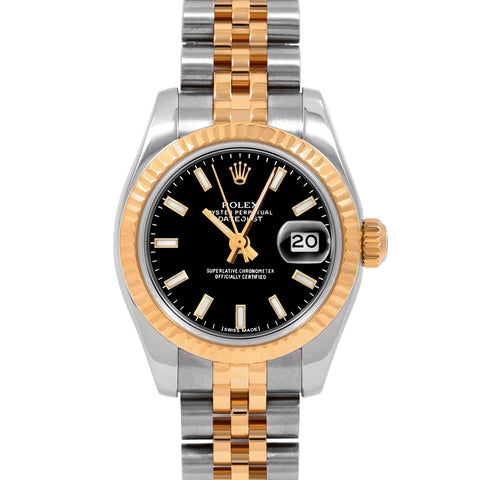 Rolex Datejust 26mm | 179173-BLK-STK-FLT-JBL