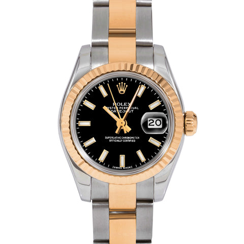 Rolex Datejust 26mm | 179173-BLK-STK-FLT-OYS
