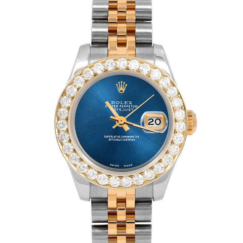 Rolex Datejust 26mm | 179173-BLU-NOHM-2CT-JBL