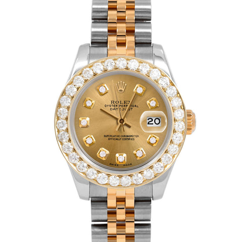 Rolex Datejust 26mm | 179173-CHM-DIA-AM-2CT-JBL