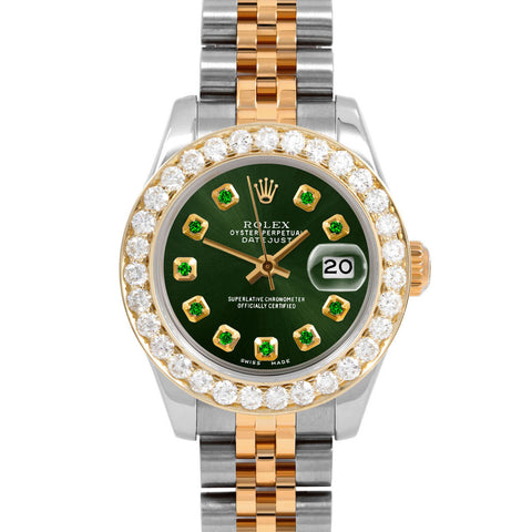 Rolex Datejust 26mm | 179173-GRN-EMD-AM-2CT-JBL