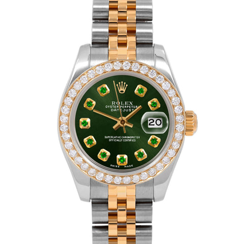 Rolex Datejust 26mm | 179173-GRN-EMD-AM-BDS-JBL