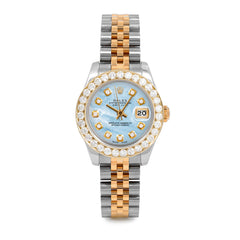 Rolex Datejust 26mm | 179173-LBMOP-DIA-AM-2CT-JBL