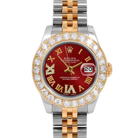 Rolex Datejust 26mm | 179173-RED-RDR69-2CT-JBL