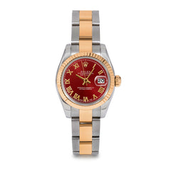 Rolex Datejust 26mm | 179173-RED-ROM-FLT-OYS