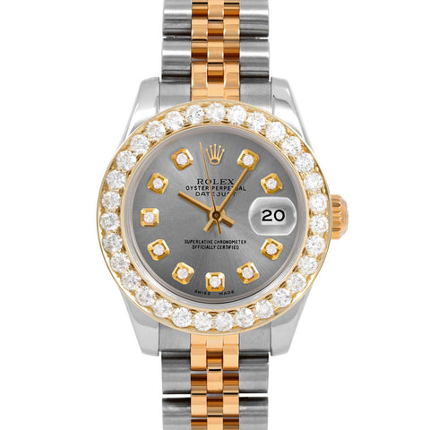 Rolex Datejust 26mm | 179173-SLT-DIA-AM-2CT-JBL