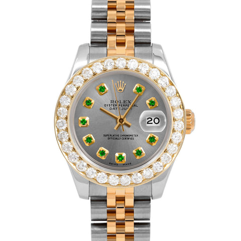 Rolex Datejust 26mm | 179173-SLT-EMD-AM-2CT-JBL