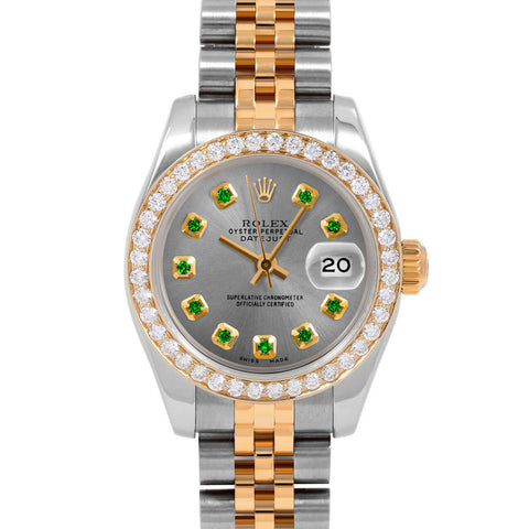 Rolex Datejust 26mm | 179173-SLT-EMD-AM-BDS-JBL