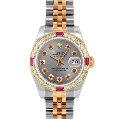 Rolex Datejust 26mm | 179173-SLT-RBY-AM-4RBY-JBL