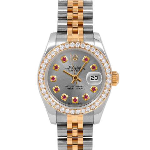 Rolex Datejust 26mm | 179173-SLT-RBY-AM-BDS-JBL