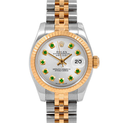 Rolex Datejust 26mm | 179173-SLV-EMD-AM-FLT-JBL
