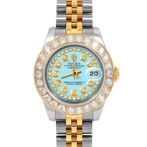 Rolex Datejust 26mm | 179173-TRQ-STRD-2CT-JBL