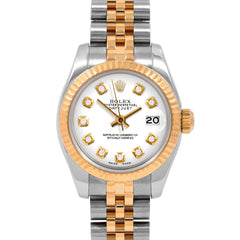 Rolex Datejust 26mm | 179173-WHT-DIA-AM-FLT-JBL