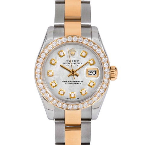 Rolex Datejust 26mm | 179173-WMOP-DIA-AM-BDS-OYS
